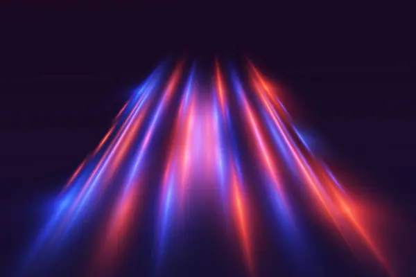 Neon girdabı. Fütürist neon ışığı etkisi. Vektör EPS 10.