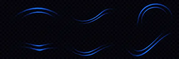 Işıl ışıl hareket. Dinamik hız dalgaları. Parlak dalgalı bir yol. Dönen dinamik neon daire.