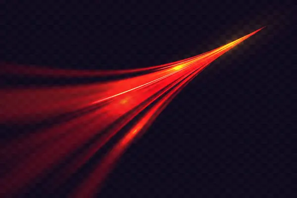 Soyut kırmızı hız ışık hareket bulanıklığı. Vektör illüstrasyonu.