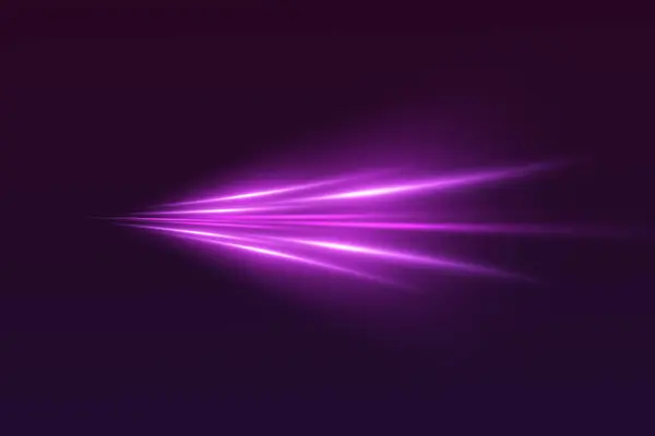 Parlak hız çizgileri png. Gelecekçi dinamik hareket teknolojisi. Yatay ışık demetleri.