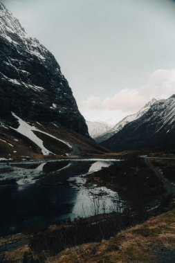 Norveç 'in güzel doğasının manzaraları.