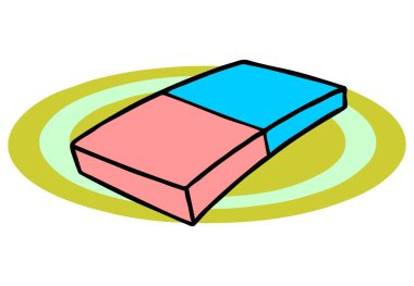 Kalem silici 3d vektör illüstrasyonlu Isometric simgesi