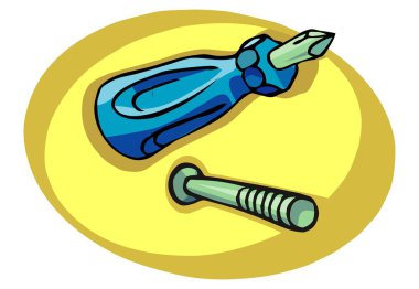 Cıvatalar ve farklı araçlar gerçekçi izole vektör illüstrasyonunu ayarlar