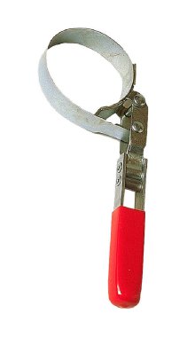 Paslanmaz çelik ve plastik saplı kaliteli metal bir hortum kıskacı.