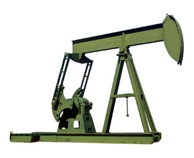 Petrol kuyularından petrol çıkarmak için kullanılan bir yağ pompası.