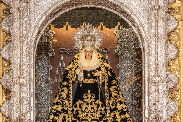 Изображение Девы Марии Святого Макарены Virgen Esperanza Macarena — стоковое фото