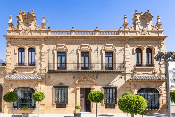 Fasad Historisk Herrgård Kommunen Palma Del Condado Provinsen Huelva Andalusien — Stockfoto