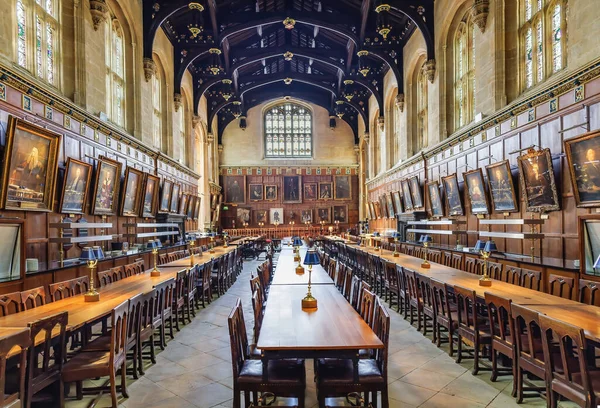 Oxford Inggris Mei 2023 Great Dining Hall Christ Church College Stok Lukisan  