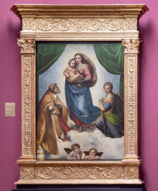 Sistine Madonna adlı resim, İtalyan ressam Raphael 'in Dresden Devlet Sanat Müzesi' nde sergilenen yağlı boya tablosudur.