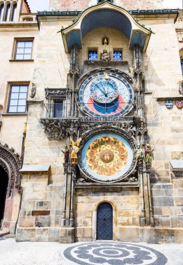 Prag astronomik saati veya Prag Orloj, Çek Cumhuriyeti 'nin başkenti Prag' daki Old Town Hall 'a bağlı bir ortaçağ astronomik saati.