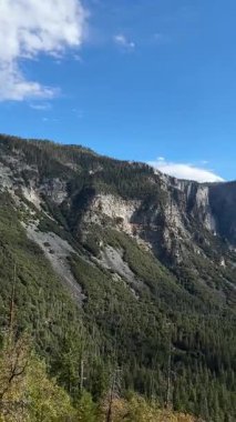 Pan 'dan Sanatçı Noktasına Yosemite Vadisi (Yosemite Ulusal Parkı, Kaliforniya, ABD)