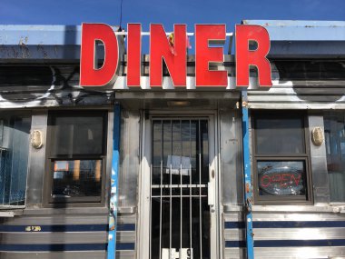 Klasik Amerikan Lokantası Retro Estetik (Queens, New York)