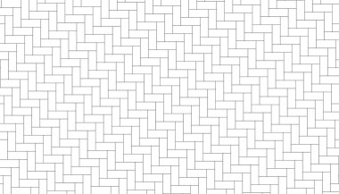 Herringbone geçmişi. Siyah geometrik fayanslar tekrarlanıyor. Ringa kemiği fayansları. Kaplama tuğlalar. Tuğladan bir iz yok. döşeme iaminate