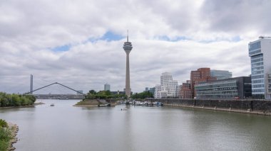 Medya Limanı Duesseldorf. Yüksek kalite fotoğraf