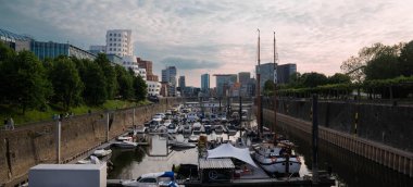 Medya Limanı Duesseldorf. Yüksek kalite fotoğraf