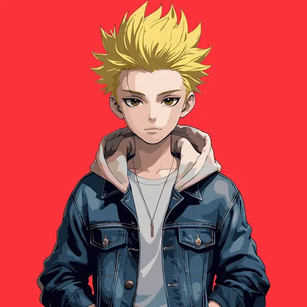 anime çizgi film karakteri erkek vektör sanatı