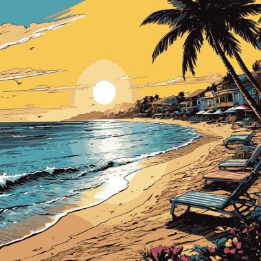 plaj görüntüsü komik biçimi