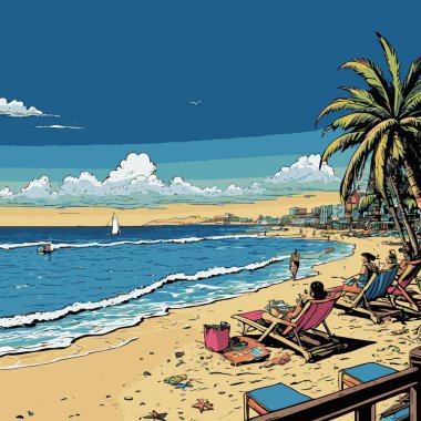 plaj görüntüsü komik biçimi