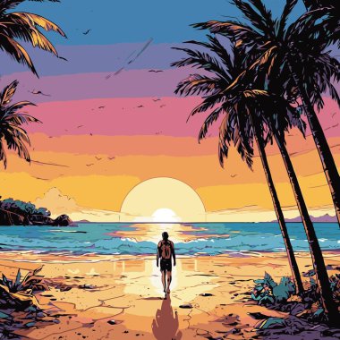 plaj görüntüsü komik biçimi