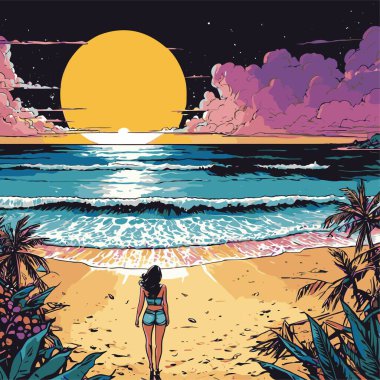 plaj görüntüsü komik biçimi