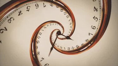 Spiral Saat Canlandırma Arkaplanı