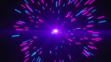 Soyut Renkli Neon Havai fişekler 