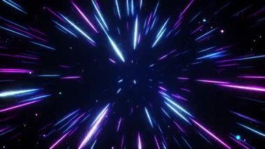 Neon Kusursuz Renkli Animasyon 