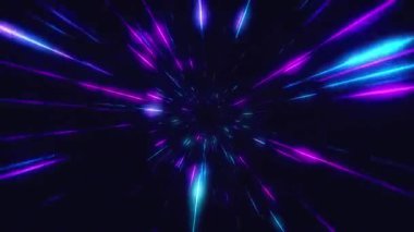 Uzayda Neon Tüneli
