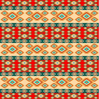 Kırmızı ve turuncu tonlarda kusursuz soyut desen