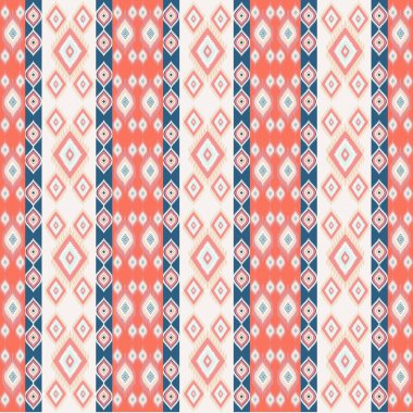 geometrik desenli kırmızı renkli arkaplan geometrik çalı geometrik desen. kırmızı renkli geometrik fırça. Kusursuz geometrik halı tasarımı. etnik Batik