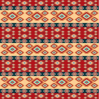 Etnik model. soyut kaleydoskop kumaş tasarımı.
