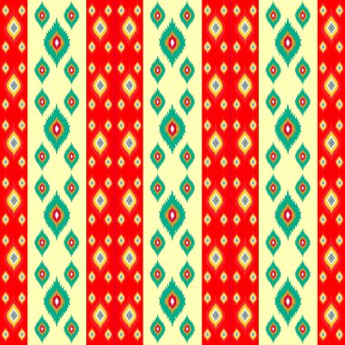 Etnik boho kusursuz desen. Yazdır. arka plan tekrarlanıyor. Kumaş tasarımı, duvar kağıdı.