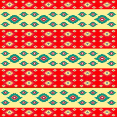 Geometrik elementlerle kusursuz desen. vektör