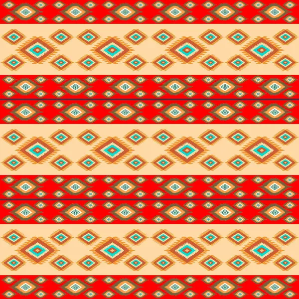 Tasarımınız, vektör illüstrasyonunuz için etnik geometrik elementlere sahip kusursuz desen
