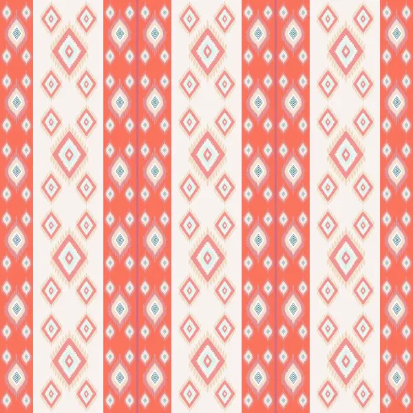 kırmızı renk soyut desen. Geometrik dikişsiz desen. Etnik Batik. Kusursuz örgü deseni. Geometrik batik halı dokusu. soyut ikat halısı