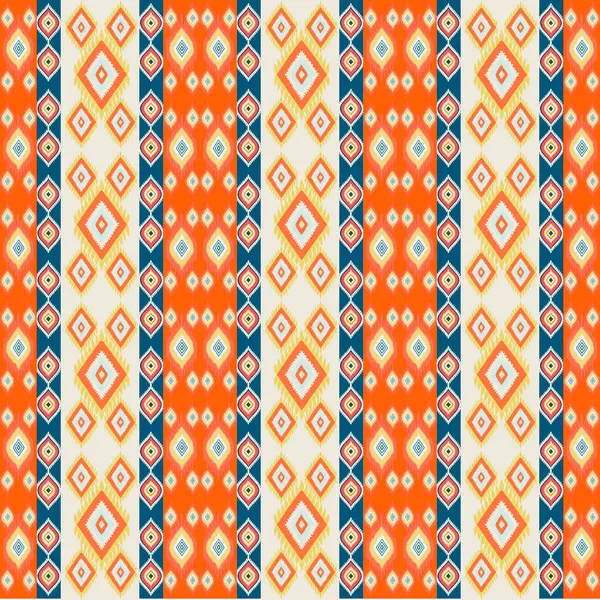 Geleneksel nakış süsüsüyle kusursuz desen. vektör illüstrasyonu