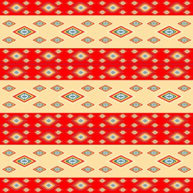 Amerikan yerlilerinin kusursuz etnik motifleri.