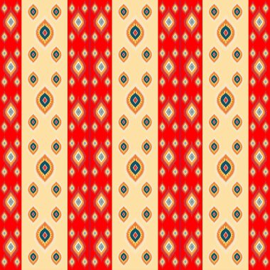 Geometrik şekilli kusursuz desen, vektör illüstrasyonu