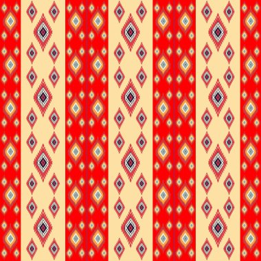 etnik sorunsuz vektör desen.