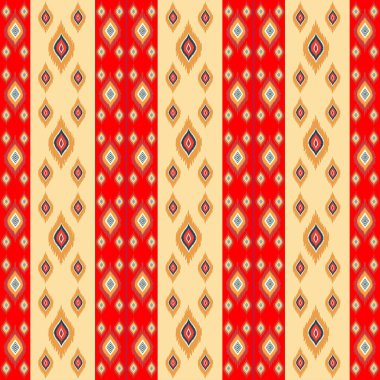 Etnik boho kusursuz desen. Yazdır. Tekstil tasarımı. Kumaş tasarımı, duvar kağıdı.