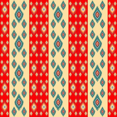 soyut etnik vektör arka plan sorunsuz. vektör çizim