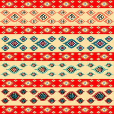 Kusursuz etnik vektör modeli. kabile sanat tasarımı