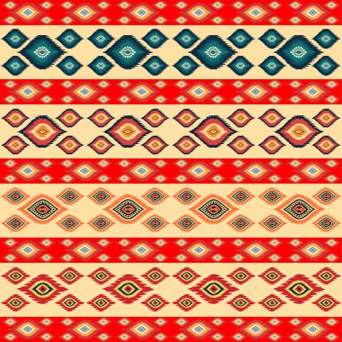 Etnik kabilelerin kusursuz kalıpları. vektör illüstrasyonu