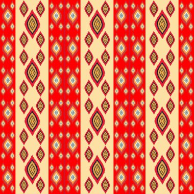 Etnik boho kusursuz desen. Yazdır. arka plan tekrarlanıyor. Kumaş tasarımı, duvar kağıdı.