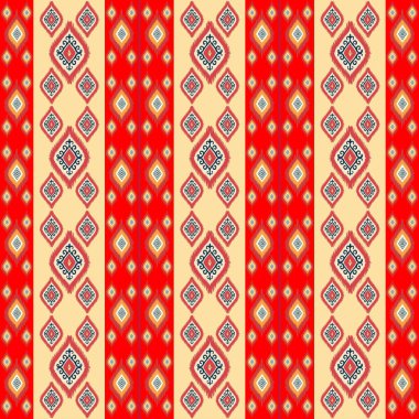 soyut renkli etnik pürüzsüz desen