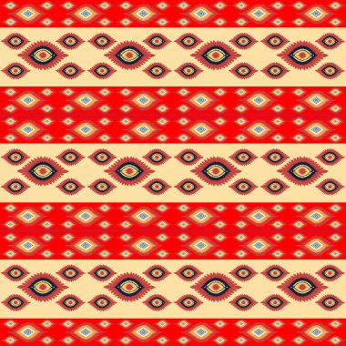 Vektör kusursuz desen. etnik geçmiş