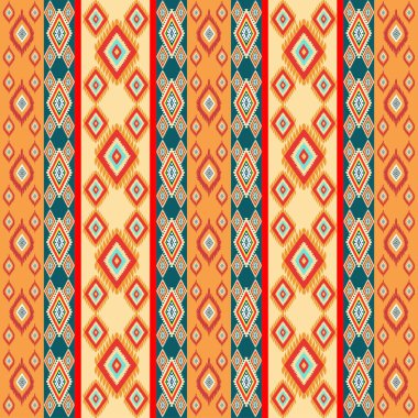 Vektör soyut etnik seamless modeli