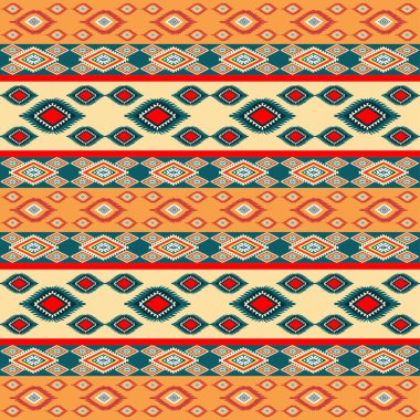 Soyut geometrik şekillerin kusursuz deseni. vektör illüstrasyonu