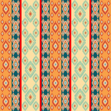 Etnik boho tarzının pürüzsüz örüntüsü