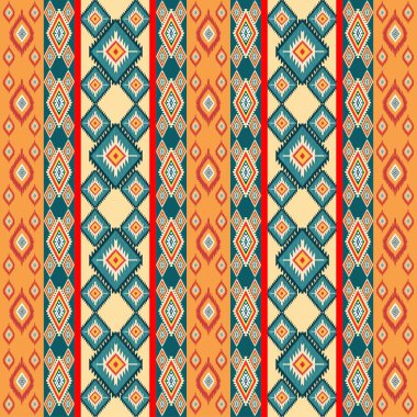 Etnik kabile modeli. Renkli, pürüzsüz arkaplan